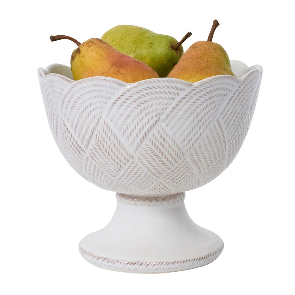 Juliska Dinnerware|Le Panier Mystic Knot Footed Bowl in Whitewash
