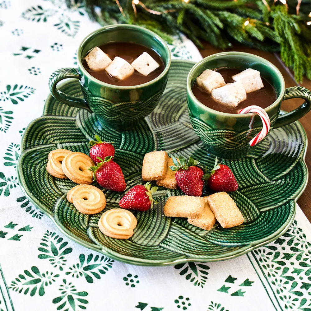 Juliska Dinnerware|Le Panier Mystic Knot Mug in Basil