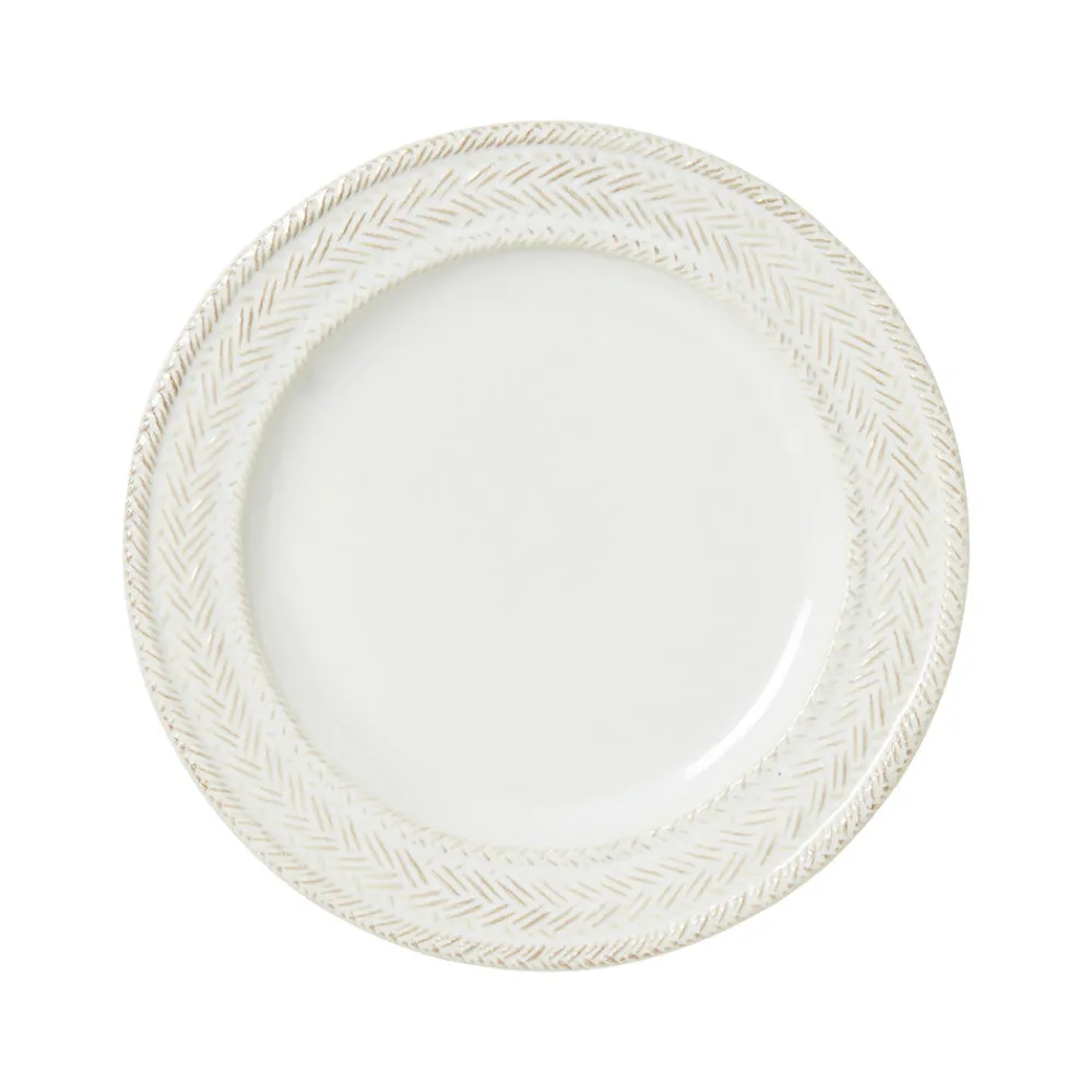 Juliska Dinnerware|Le Panier Whitewash Dessert/Salad Plate