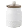 Juliska Pantry|Dinnerware|Le Panier Whitewash Sugar Pot