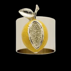 Joanna Buchanan Place Settings & Linens|Lemon Napkin Rings, Set of Two