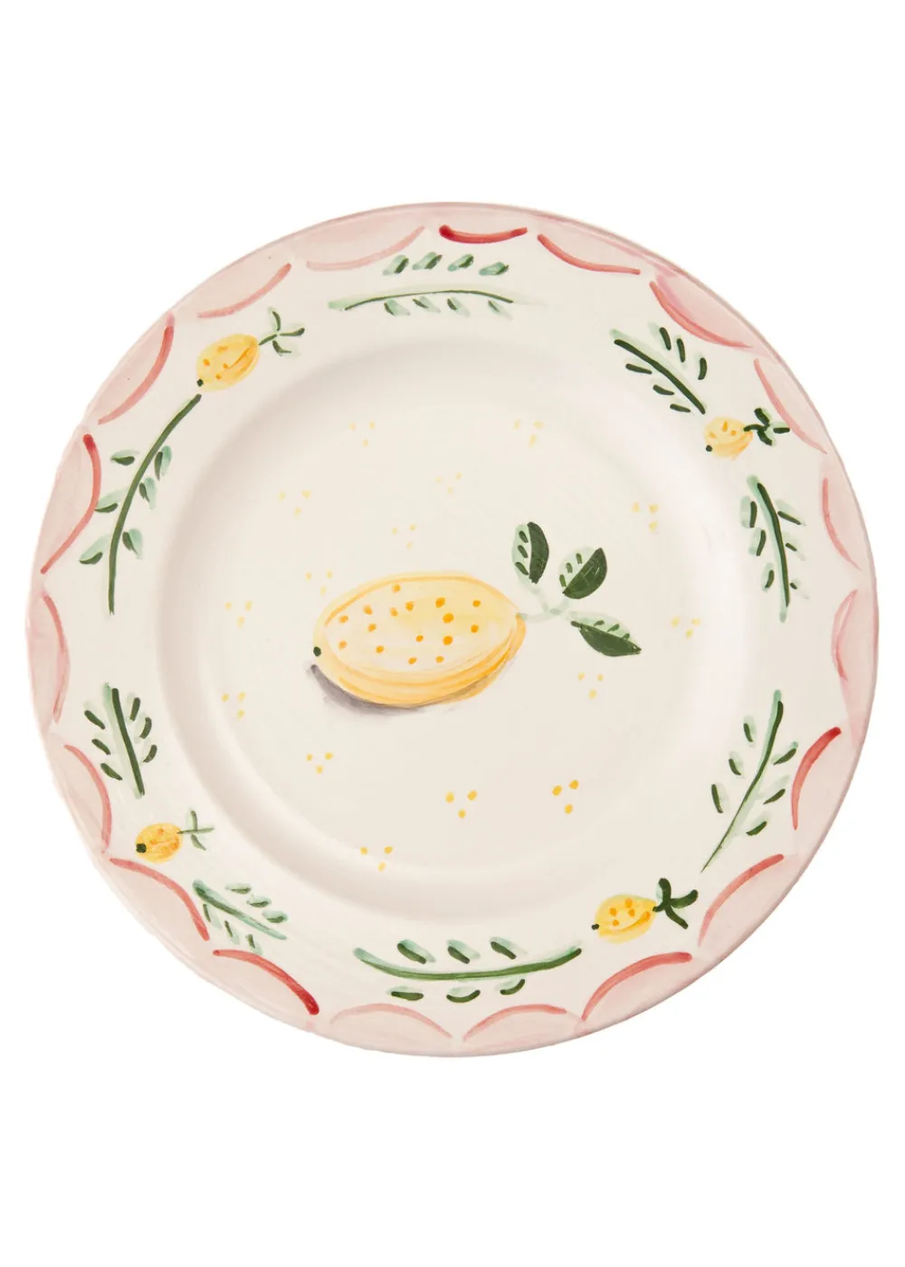 Tricia Lowenfield Dinnerware|Lemon Plate, 10"