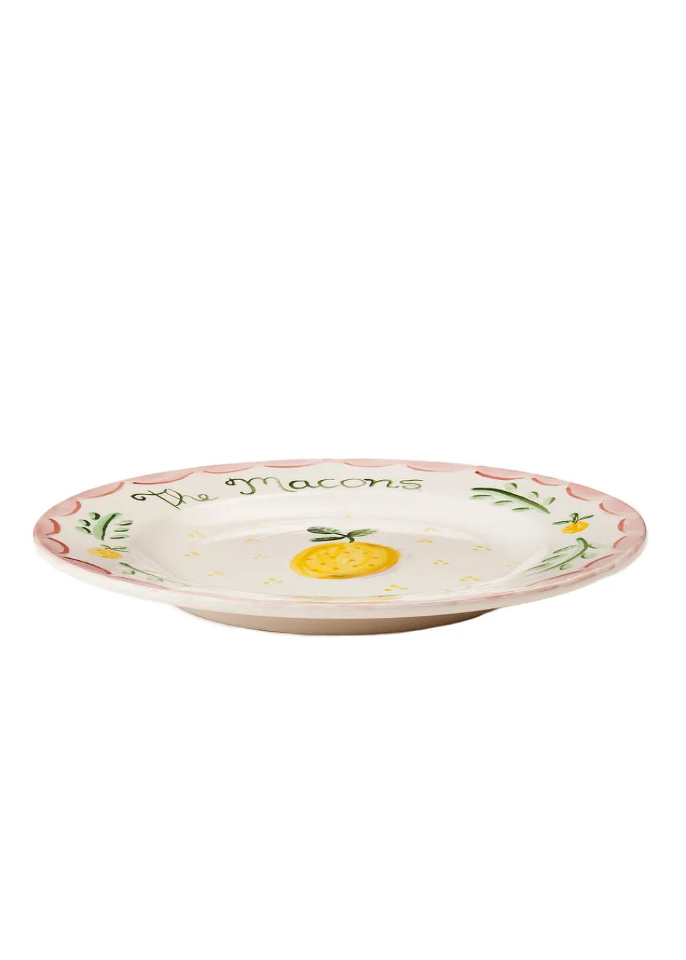 Tricia Lowenfield Dinnerware|Lemon Plate, 10"