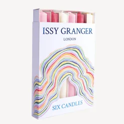 Issy Granger Candles|Les Dinner Candles in Pink