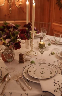 Tory Burch Dinnerware|Lettuce Ware Card Holders in Green, Set of 4