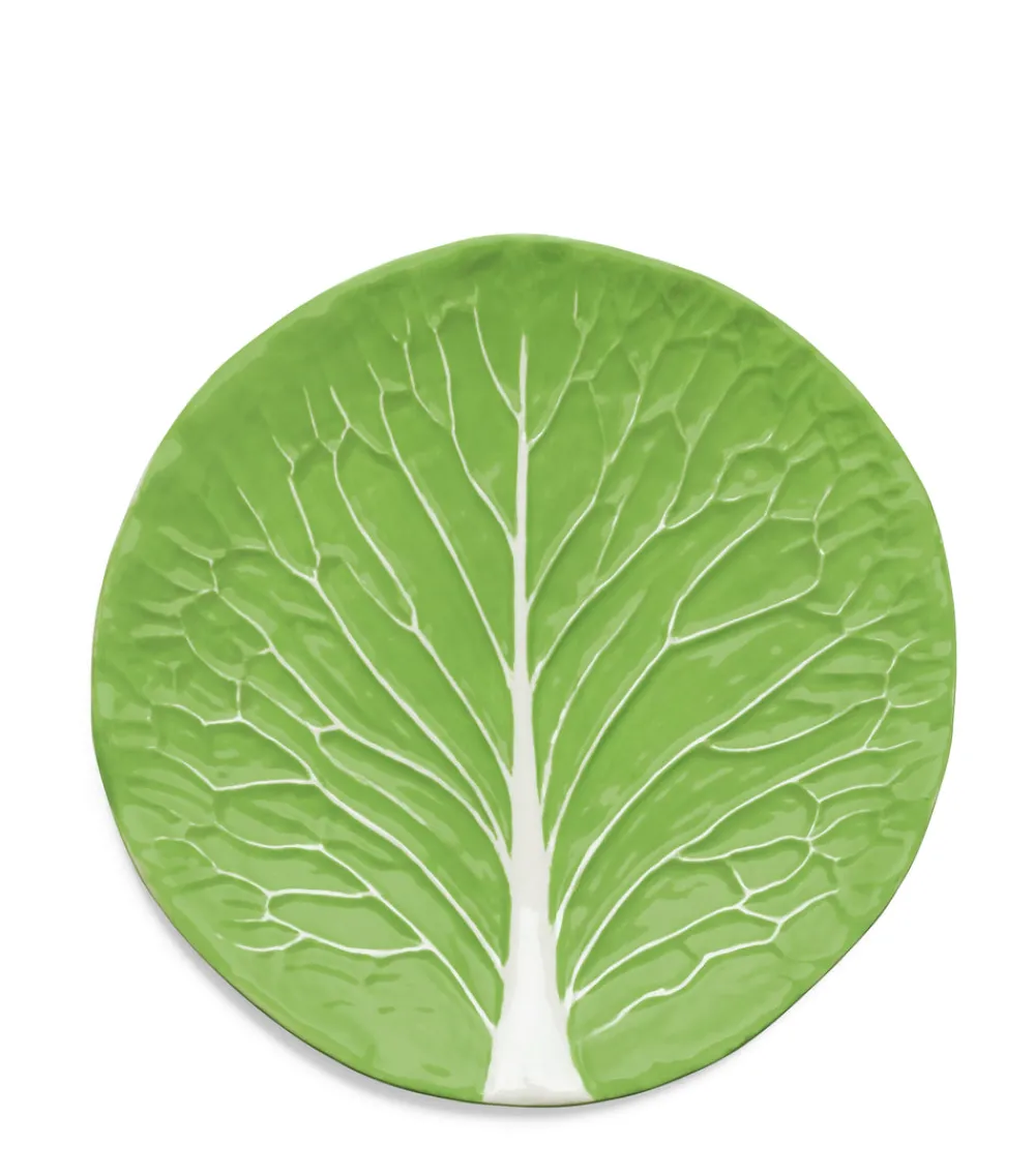 Tory Burch Dinnerware|Lettuce Ware Dinner Plate in Green, Set of 2