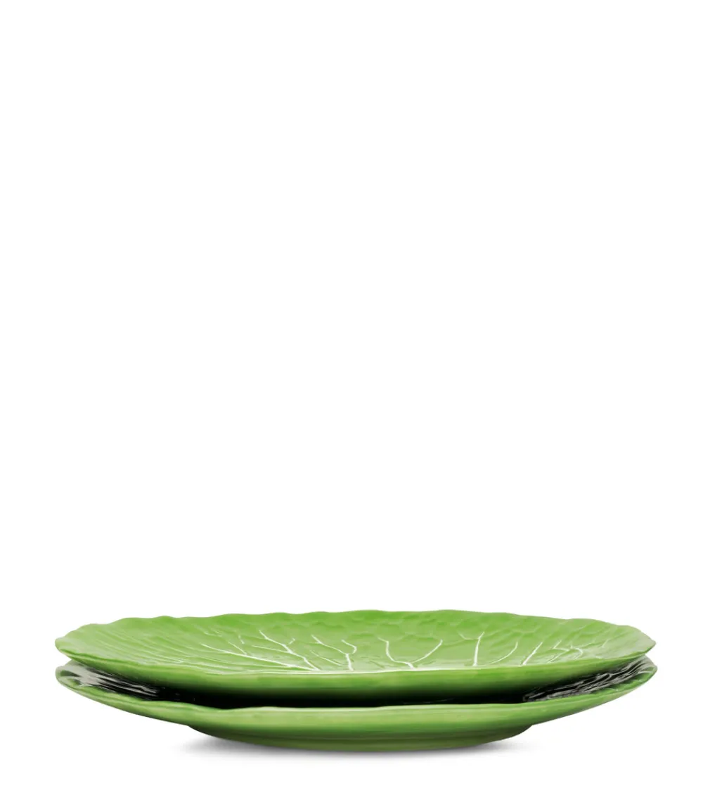 Tory Burch Dinnerware|Lettuce Ware Dinner Plate in Green, Set of 2