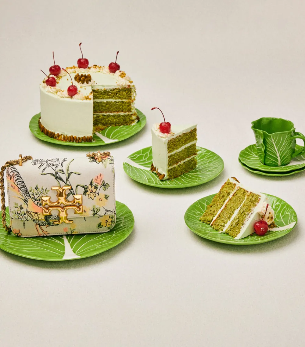 Tory Burch Dinnerware|Lettuce Ware Dinner Plate in Green, Set of 2