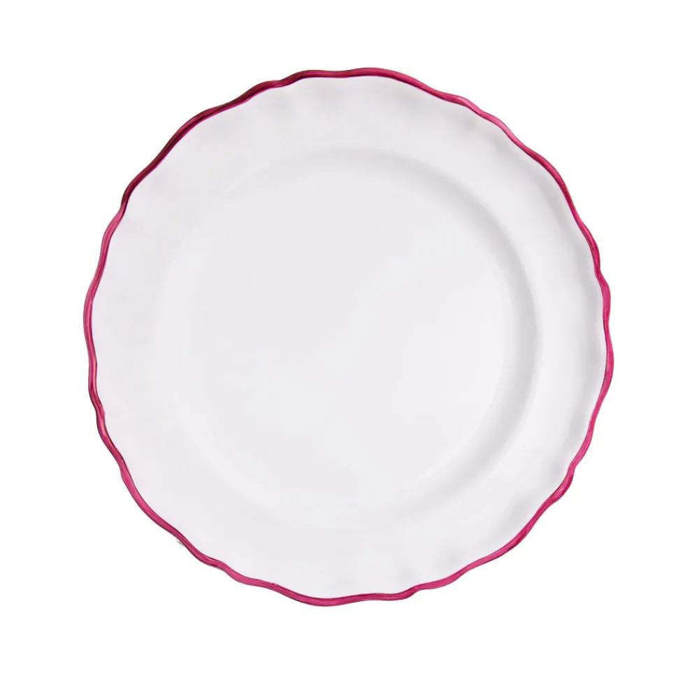 Z.d.G. Dinnerware|L'Horizon Dinner Plate in Framboise