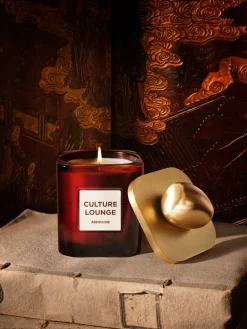 Assouline Candles|Library Pebble Candle Lid