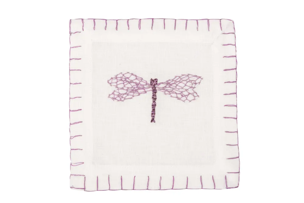 Francesca Miranda Place Settings & Linens|Lila Cocktail Napkin, Set of 4