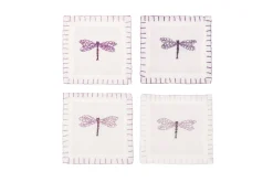 Francesca Miranda Place Settings & Linens|Lila Cocktail Napkin, Set of 4