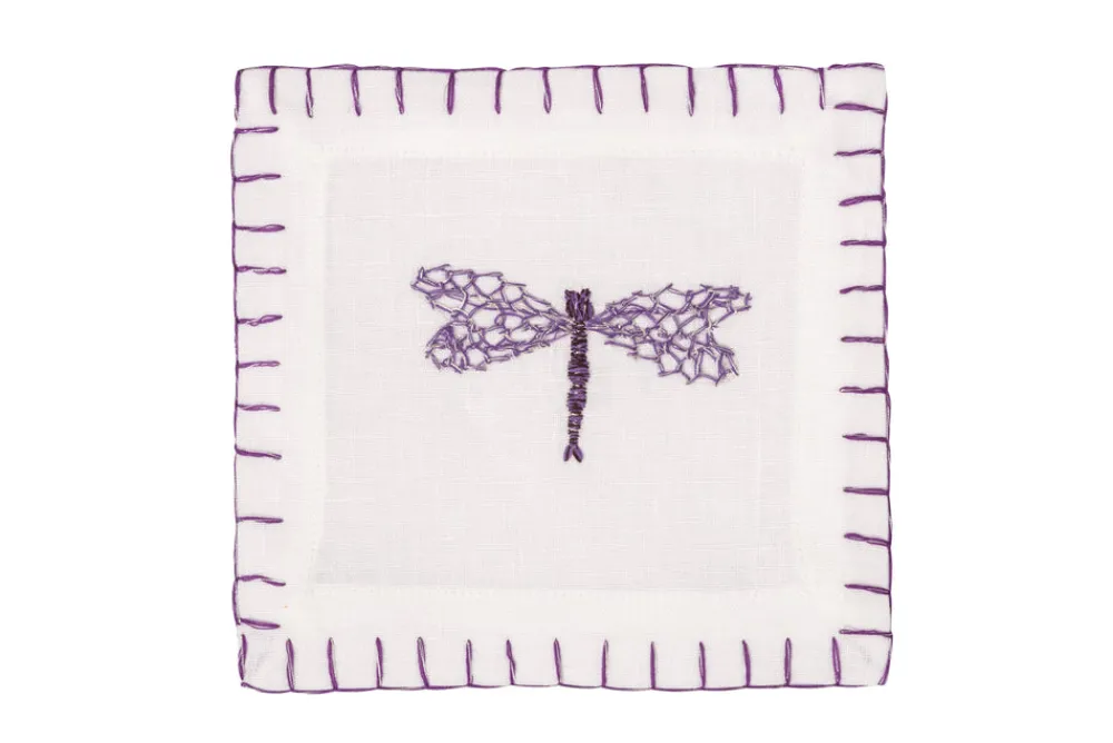 Francesca Miranda Place Settings & Linens|Lila Cocktail Napkin, Set of 4