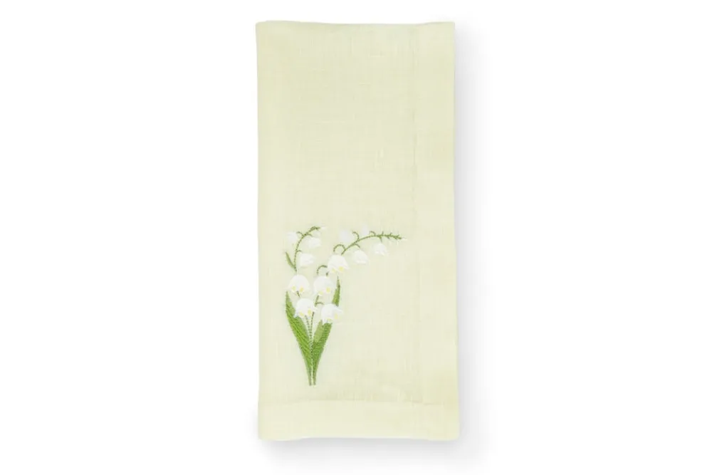 TriChi Design Place Settings & Linens|Lily of the Valley Collection Napkin, Set of 4