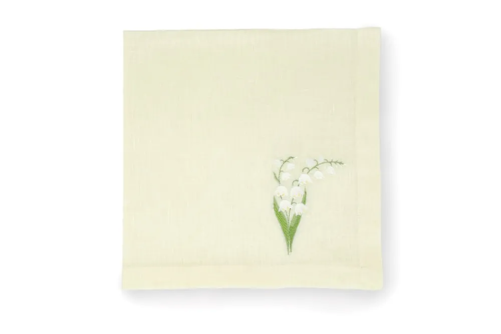 TriChi Design Place Settings & Linens|Lily of the Valley Collection Napkin, Set of 4