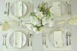 TriChi Design Place Settings & Linens|Lily of the Valley Collection Napkin, Set of 4