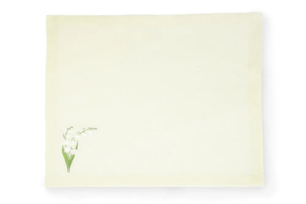TriChi Design Place Settings & Linens|Lily of the Valley Collection Placemat, Set of 4