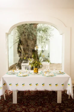 Cibelle Place Settings & Linens|Limoni Tablecloth