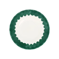 VIETRI Dinnerware|Lisbon Green Brushstroke Salad Plate