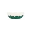 VIETRI Dinnerware|Lisbon Green Brushstroke Cereal Bowl
