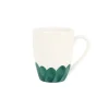VIETRI Dinnerware|Lisbon Green Brushstroke Mug