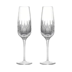 Waterford Glassware|Lismore Diamond Essence Flute 10.5oz, Set of 2