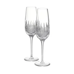 Waterford Glassware|Lismore Diamond Essence Flute 10.5oz, Set of 2