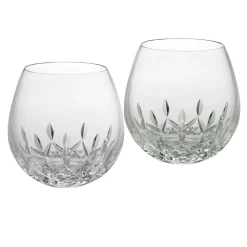 Waterford Glassware|Lismore Essence Stemless Wine Light Red 14 oz, Set of 2
