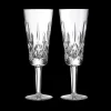 Waterford Glassware|Lismore Flute, Set of 2