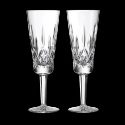 Waterford Glassware|Lismore Flute, Set of 2