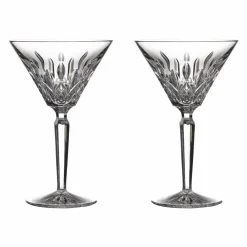 Waterford Glassware|Lismore Martini 8 oz, Set of 2