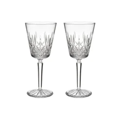Waterford Glassware|Lismore Tall Goblet 8.5 oz, Set of 2