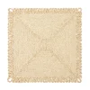 Caravan Place Settings & Linens|Loopy Square Placemat in Natural, Set of 4