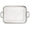 Match Dinnerware|Luisa Rectangular Platter with Handles, Large