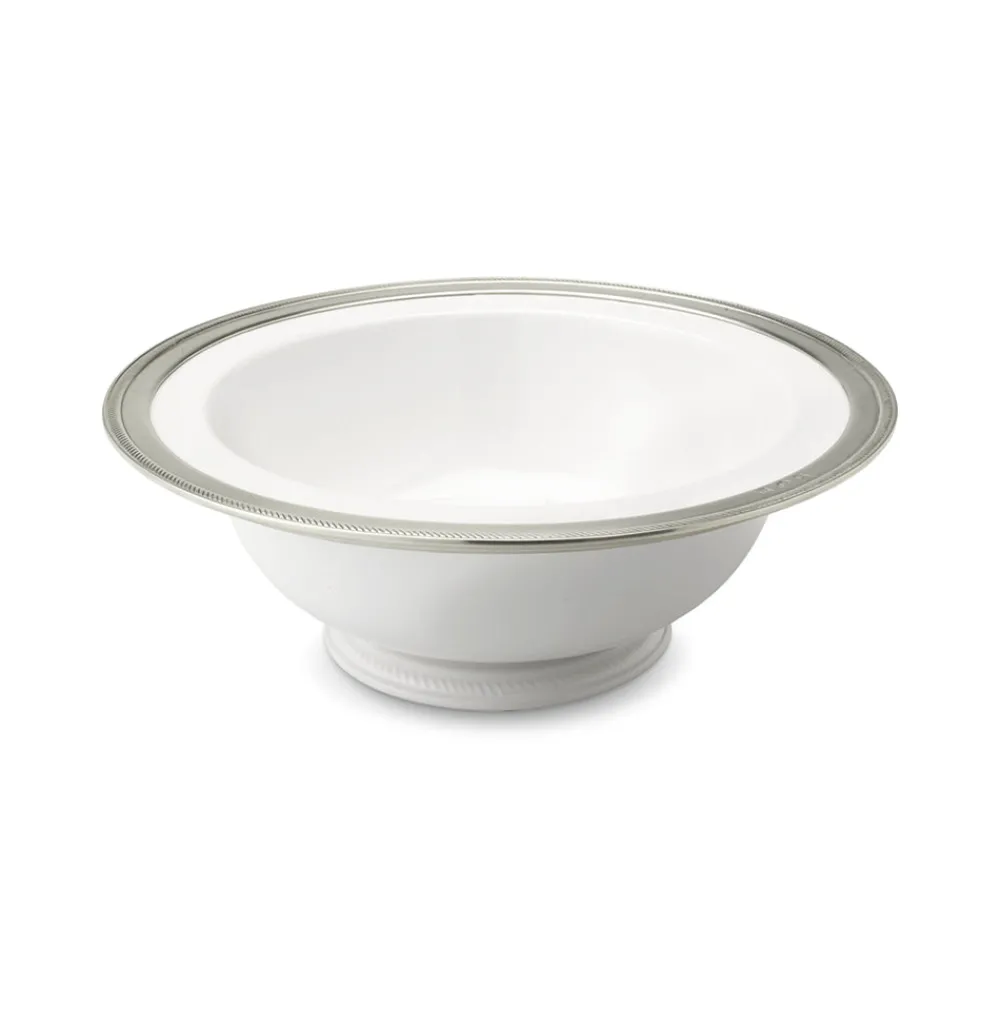 Match Dinnerware|Luisa Round Footed Serving Bowl, Large