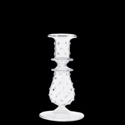 Issy Granger Candles|Luxor Glass Candlestick in Clear