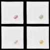 Henry Handwork Place Settings & Linens|Macarons Cocktail Napkins, Mixed Set of 4