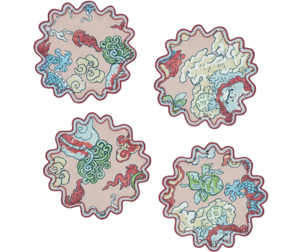 Matouk Place Settings & Linens|Magic Mountain Cocktail Napkin