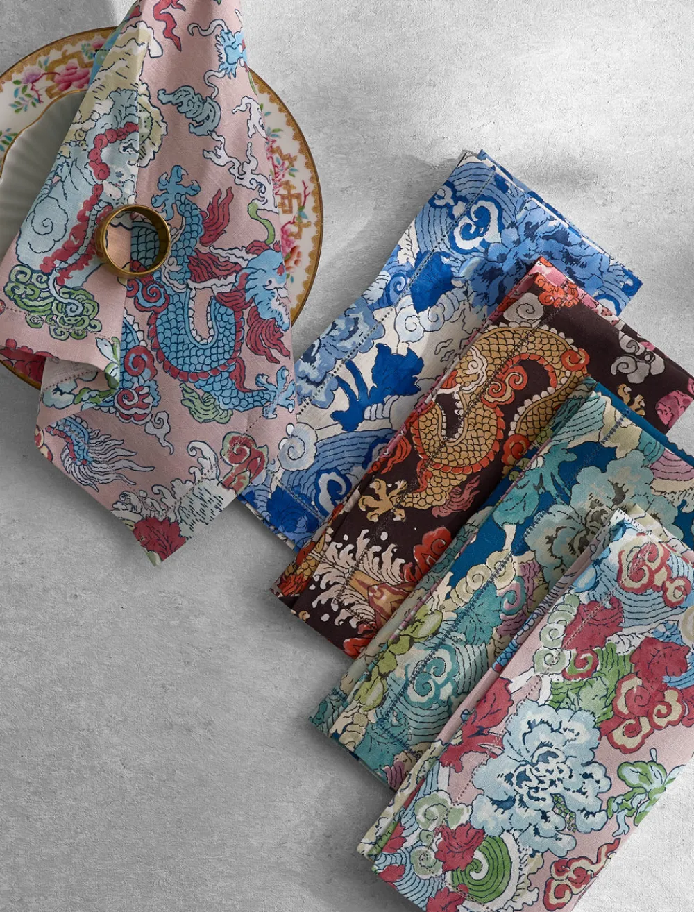 Matouk Place Settings & Linens|Magic Mountain Napkin