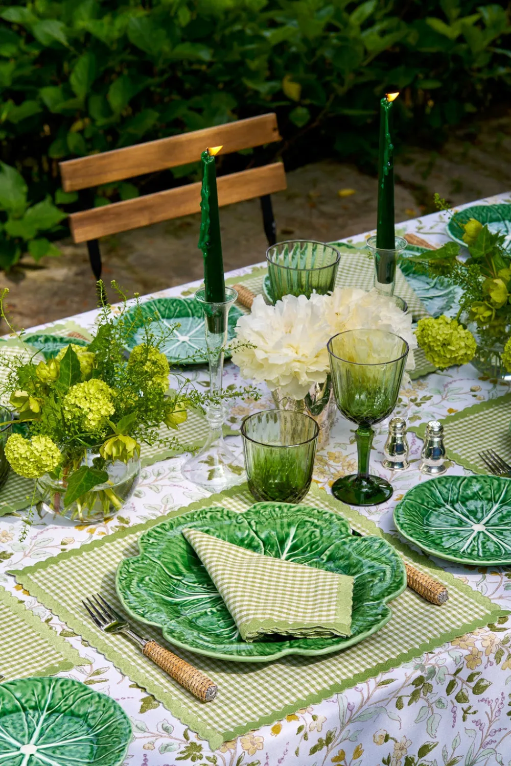 Loulou La Dune Place Settings & Linens|Maisie Napkins Green, Set Of 4