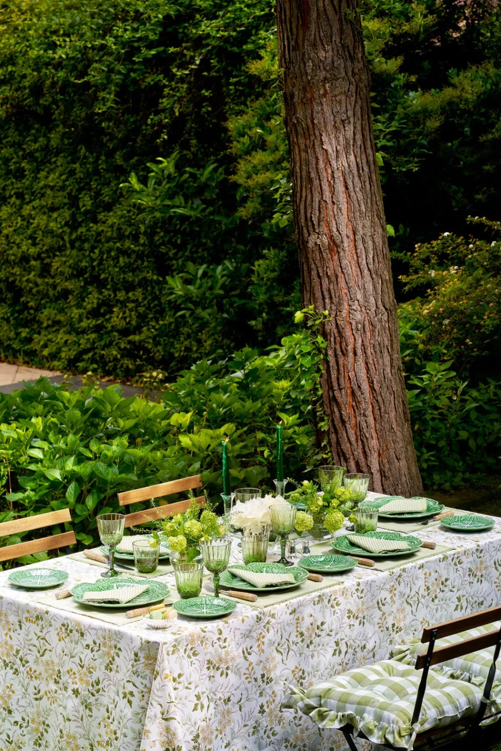 Loulou La Dune Place Settings & Linens|Maisie Napkins Green, Set Of 4