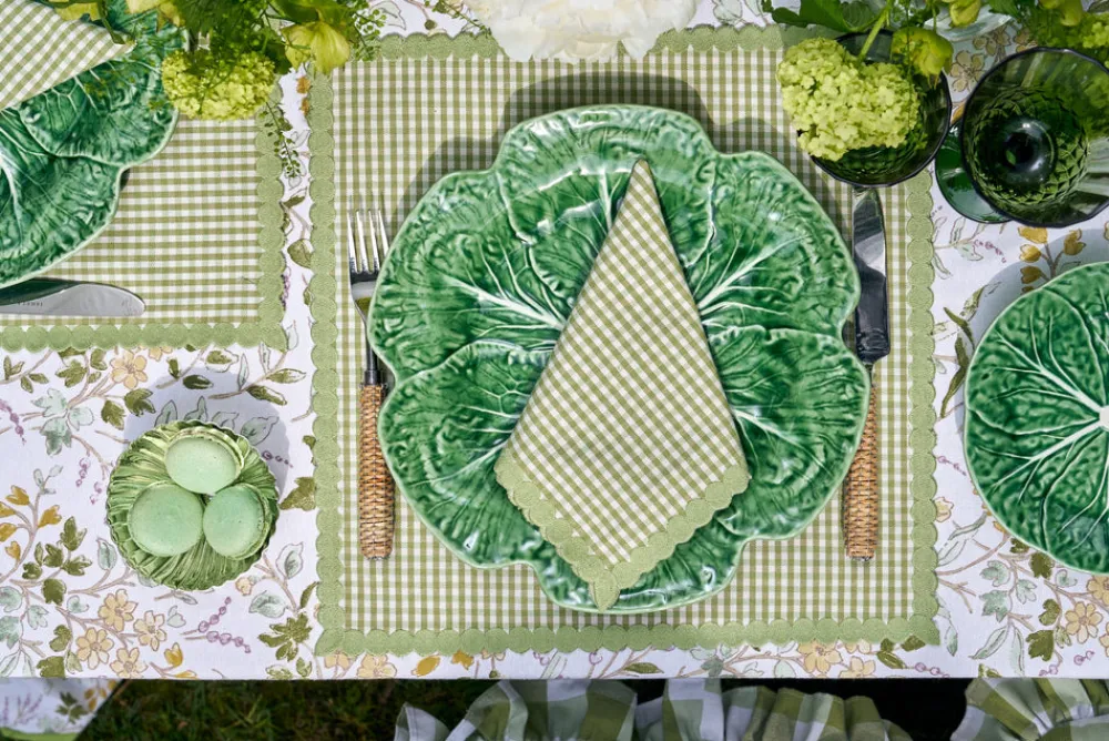 Loulou La Dune Place Settings & Linens|Maisie Napkins Green, Set Of 4