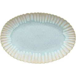 Costa Nova Dinnerware|Mallorca Collection Oval Platter 16" in Sea Blue