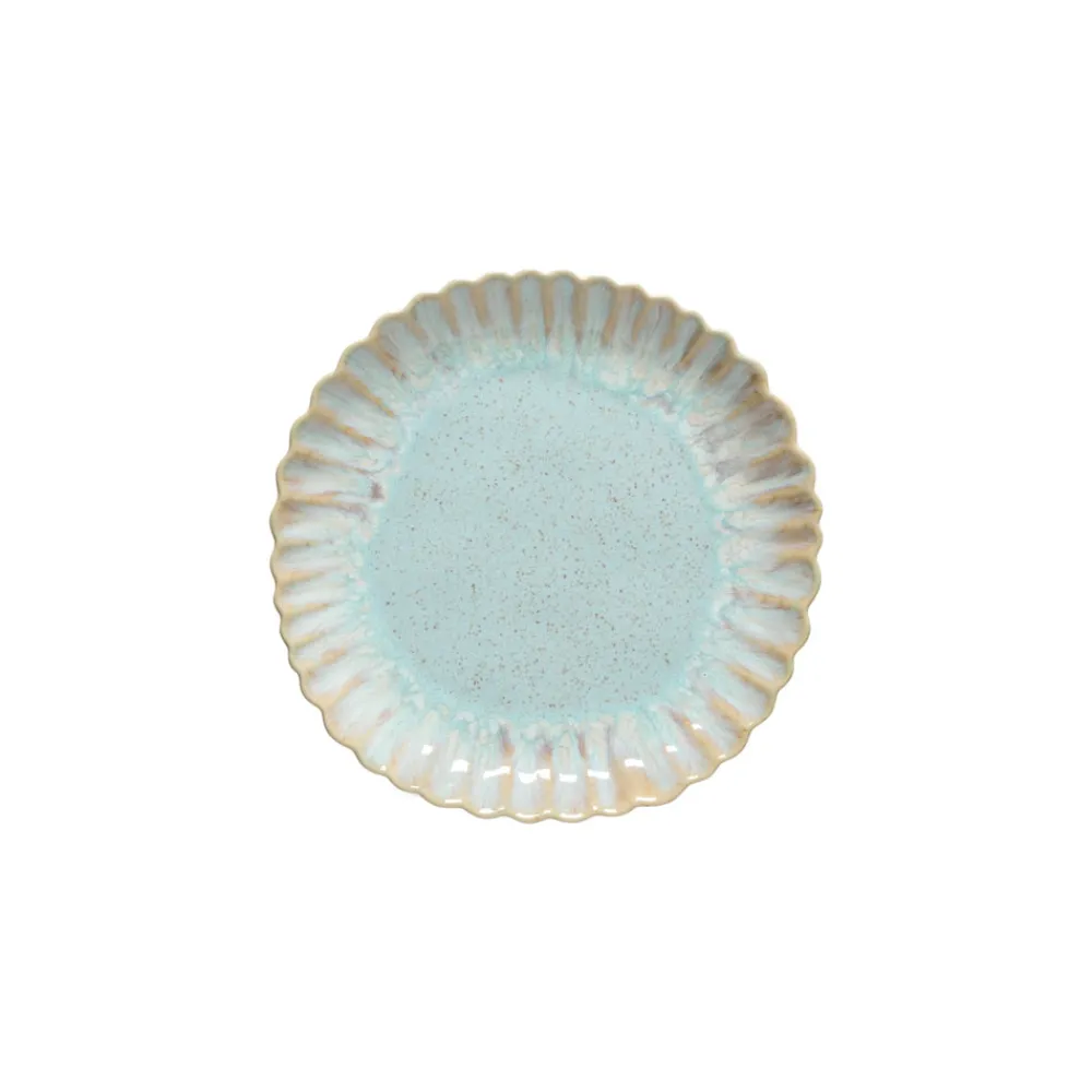 Costa Nova Dinnerware|Mallorca Collection Salad Plates in Sea Blue, Set of 6