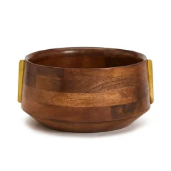 Two's Company Dinnerware|Mango Wood Serving Bowl