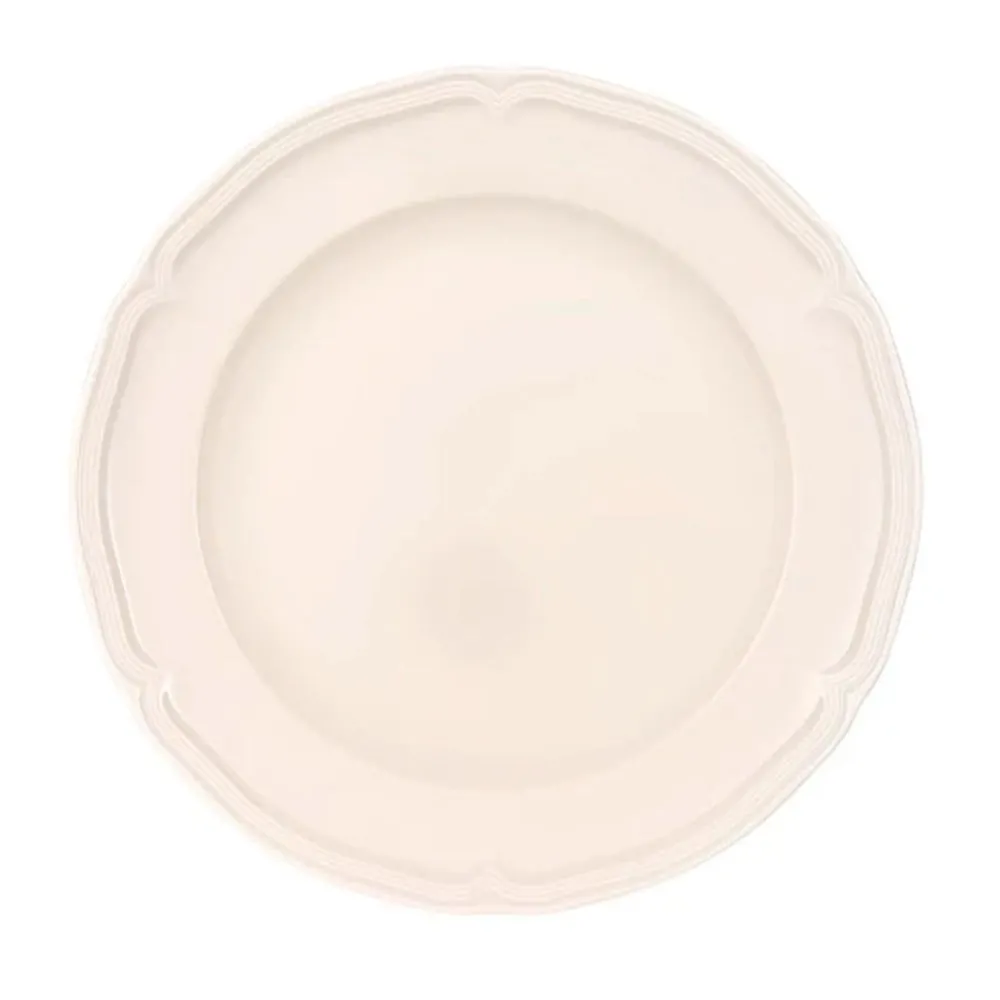Villeroy & Boch Dinnerware|Manoir Dinner Plate in White