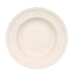 Villeroy & Boch Dinnerware|Manoir Rim Soup in White
