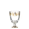 Ginori 1735 Glassware|Marchese Tumbler Gold Thread, Set of 2
