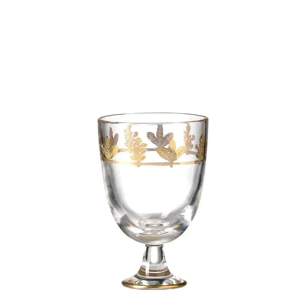 Ginori 1735 Glassware|Marchese Tumbler Gold Thread, Set of 2