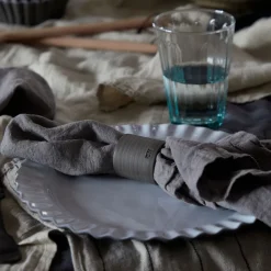 Costa Nova Place Settings & Linens|Maria Collection Napkins in Dusk Grey, Set of 4